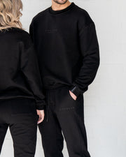 385 Oversized Sweater-Full black